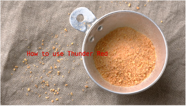 How to use Thaunder Red